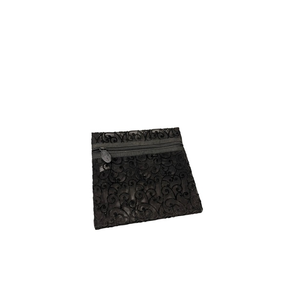 Contemporary Black Shiseido Evening Bag with matching inner purse - Picture 2 of 3